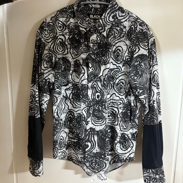 commedes garcons 꼼데가르송 블랙 셔츠