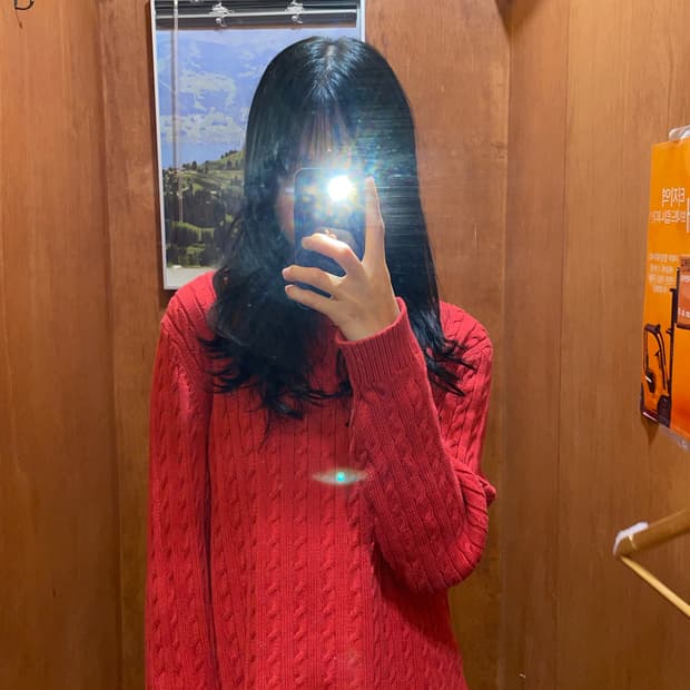 랄프 로렌 케이블 니트