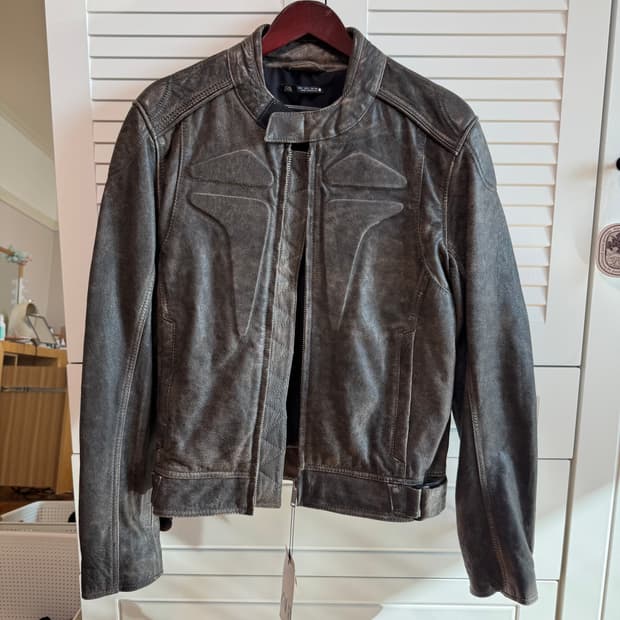 자라 바이커 가죽 자켓