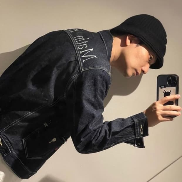 마뗑킴 리바이스 청자켓 s