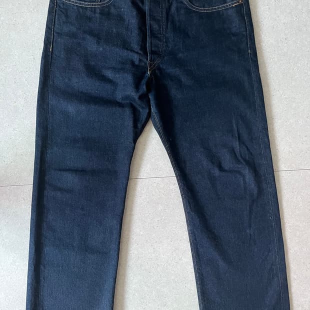 RRL 더블알엘 스트레이트 셀비지 데님팬츠