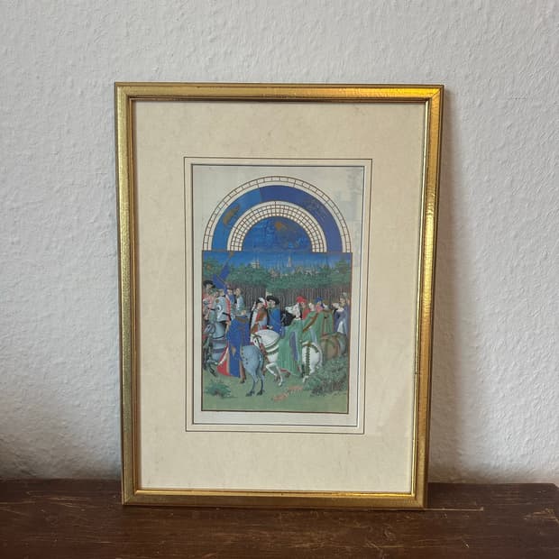 독일)빈티지 Limbourg brothers 5월 액자