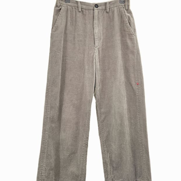 Japan P.A 연그레이 와이드 코듀로이PT