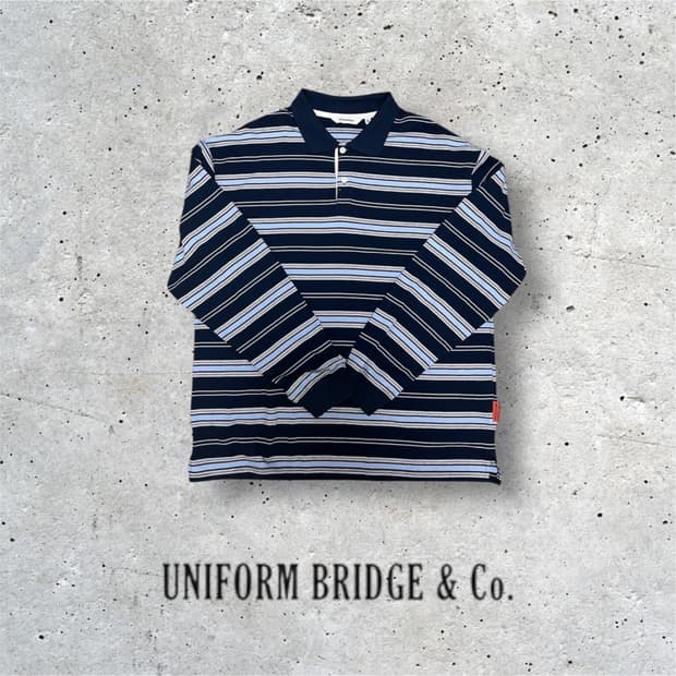 유니폼 브릿지 스트라이프 롱슬리브