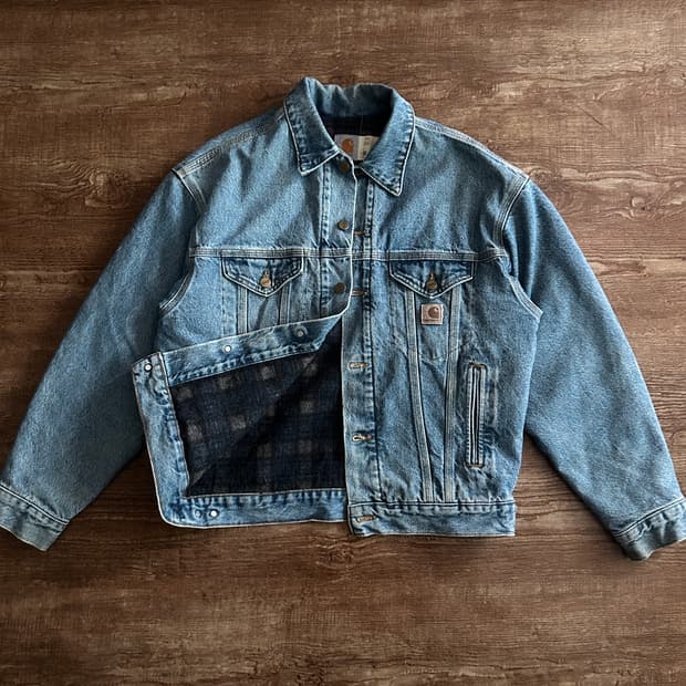 90s 칼하트 데님자켓 JB0998 M USA🇺🇸