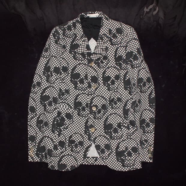 꼼데 homme plus 스컬 테일러드 자켓