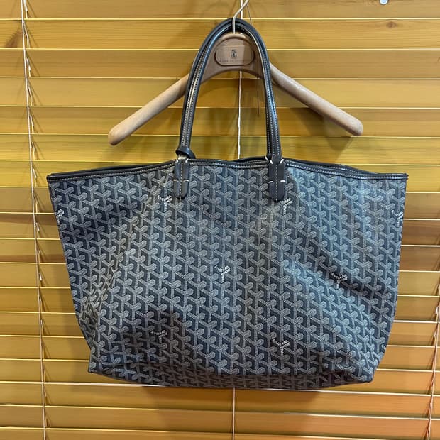 패턴프린트 그레이 숄더백 빅쇼퍼백