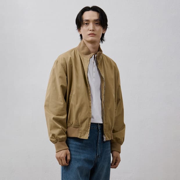 (구매) 유스 워시드 코튼 트랙 자켓 - S