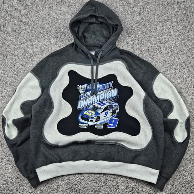 체이스 엘리엇 레이싱챔피언 아플리케 커스텀 후드티 (XL) / 10286