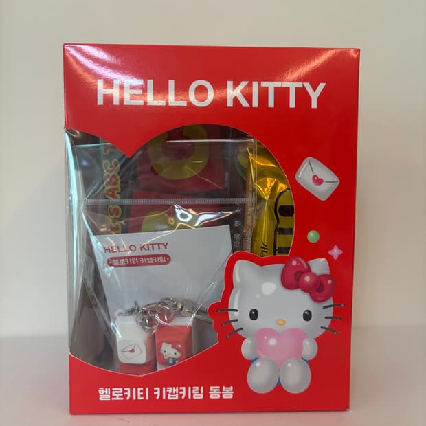 (미개봉) 세븐일레븐 헬로키티 키캡 키링