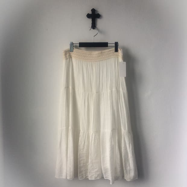 Ethnic mood long skirt