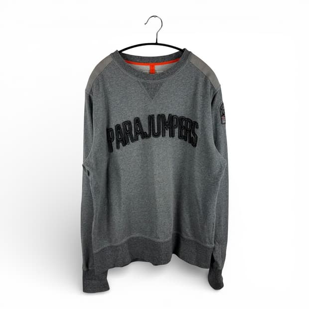 XL) 파라점퍼스 패치로고 맨투맨 그레이