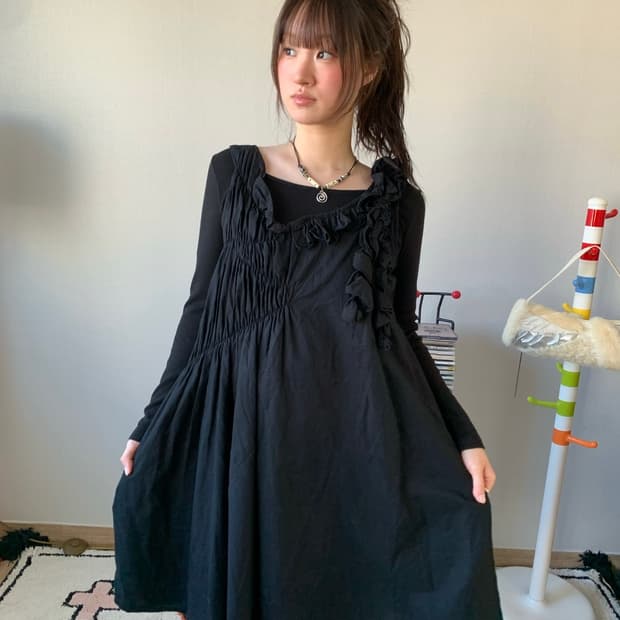 gomme, frill dress..