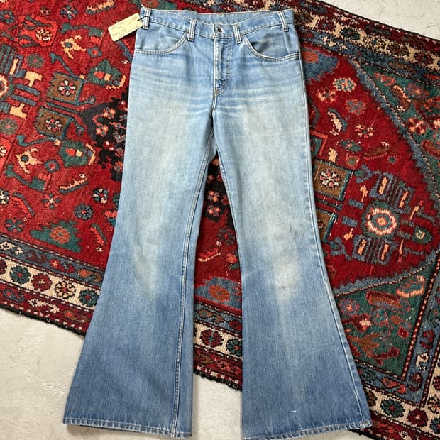 70's USA Made 빈티지 리바이스 684 벨바텀 부츠컷 데님