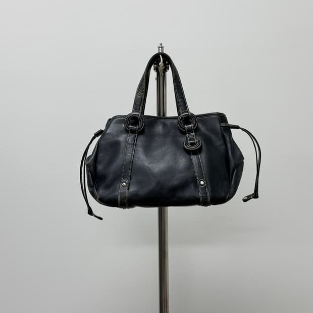 Porter contrast stitch tote bag