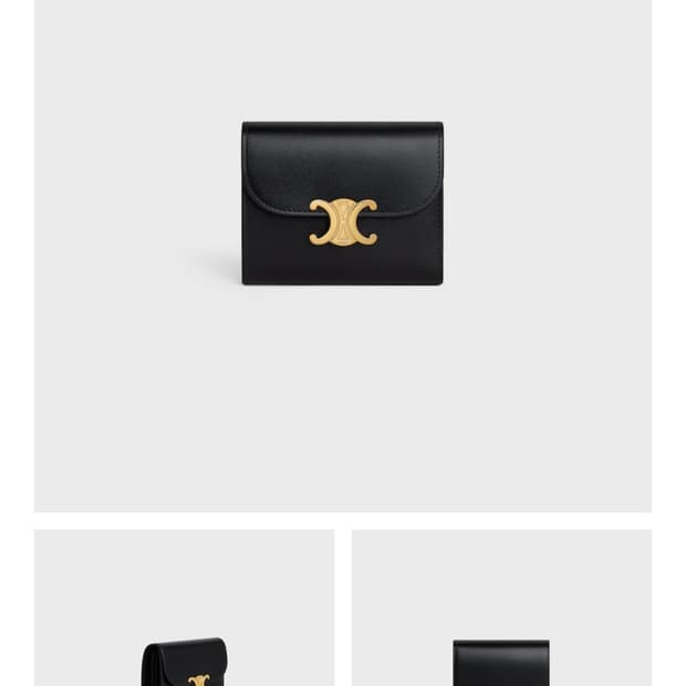 정품) 셀린느 트리옹프 플랩 지갑