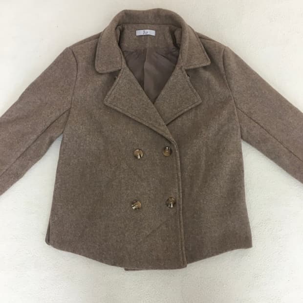 모카브라운 숏코트