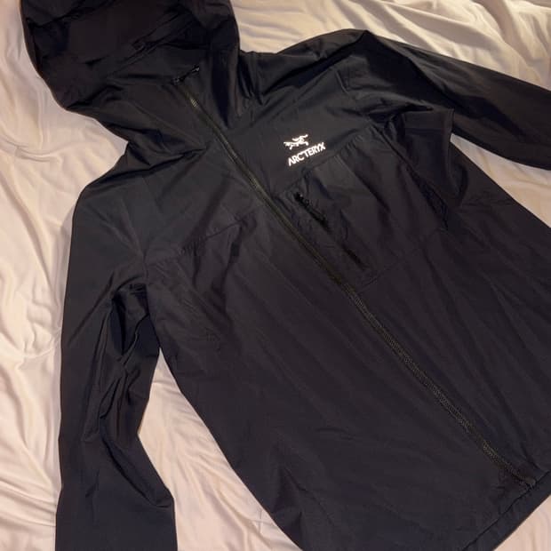 (W) 아크테릭스 스쿼미시 후디 블랙 