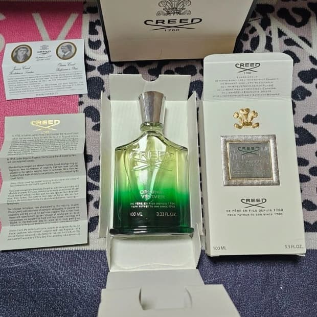 크리드 오리지널 베티버 100ml 미개봉 새상품 쇼핑백 