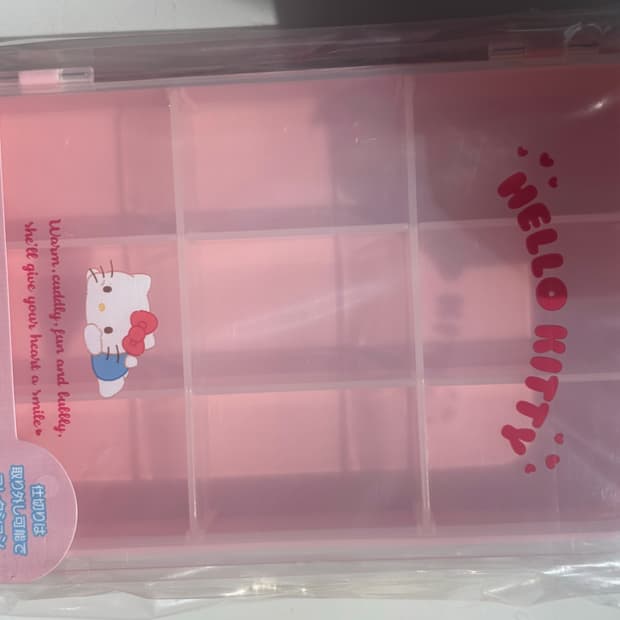 헬로키티 분리형 칸막이 정리함 S