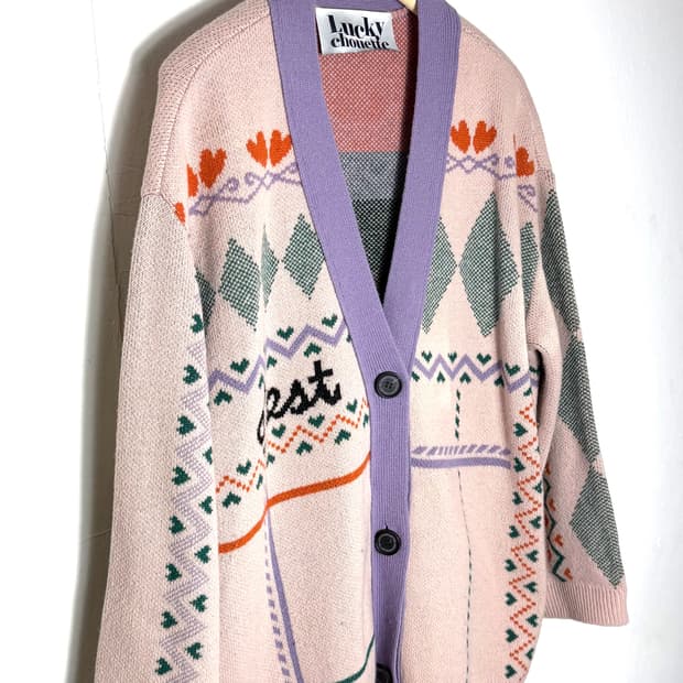 럭키슈에뜨 가디건 카디건 럭키슈에뜨가디건