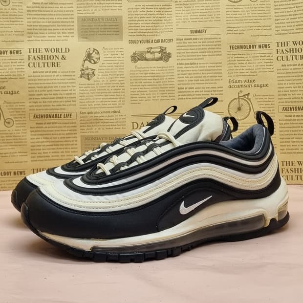 나이키 에어맥스 97 블랙 팬텀 남성 운동화 265