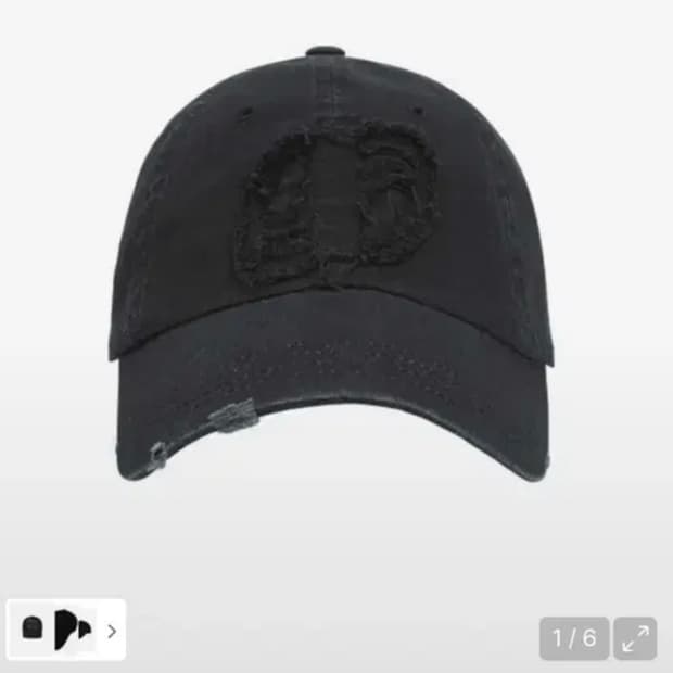 애즈온 PATCH BALL CAP / BLACK