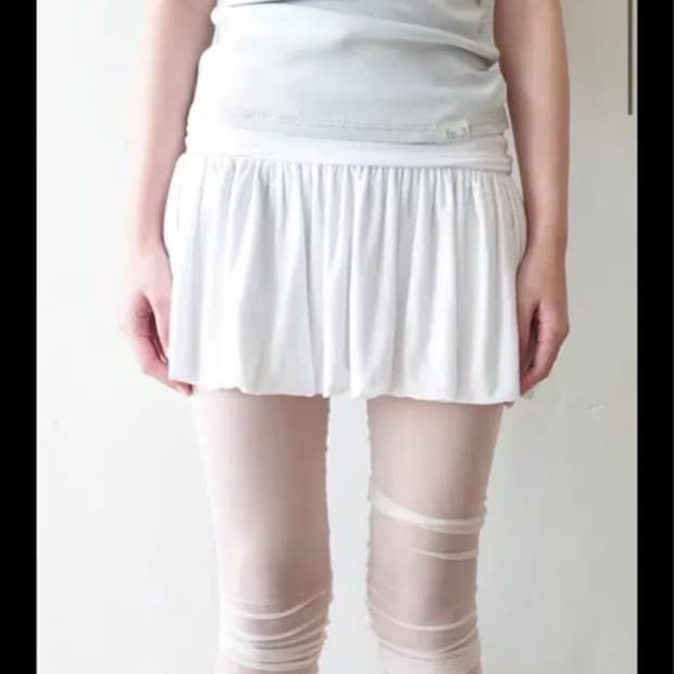 샵페어리 yuzu skirt (white) 치마