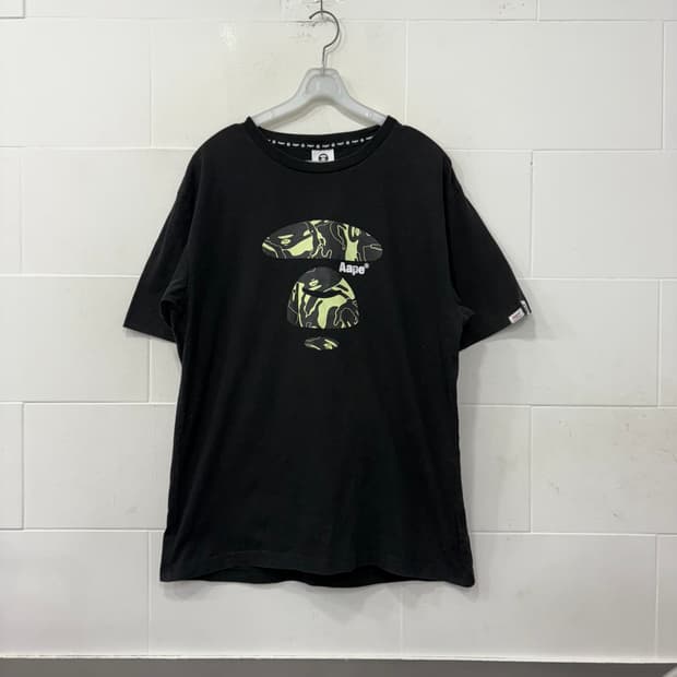 베이프 빅 사루 카모 티셔츠