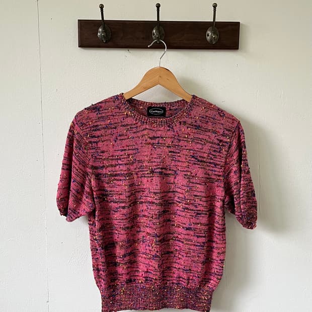 RoyalArtigiano 레인보우 핑크 스웨터