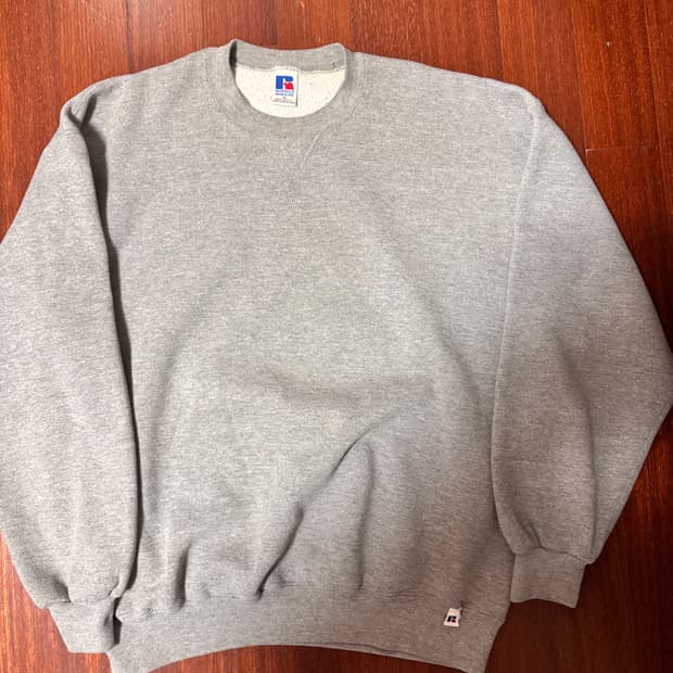 [XL] 90s 러셀 멜란지 그레이 스웻셔츠