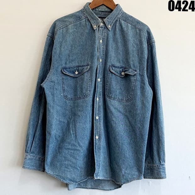 GAP 데님 셔츠 L 0424