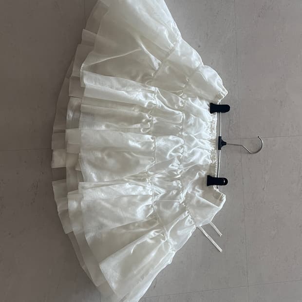 빈티지 프릴 캉캉 스커트