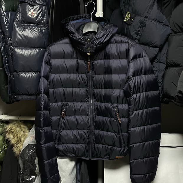 [XL사이즈] 버버리 경량 구스다운 패딩 자켓 네이비