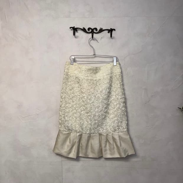 오즈세컨 O’2nd vintage rose skirt