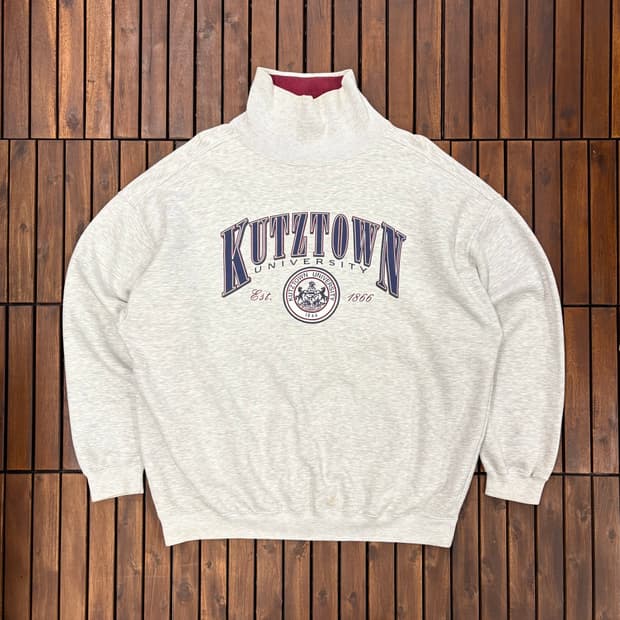 (2XL) 90s GEAR 쿠츠다운 대학교 헤비 맨투맨