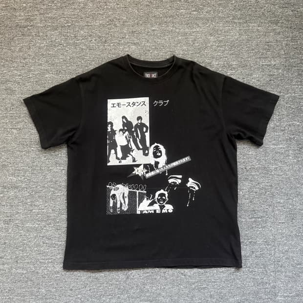 에모스탠스클럽 I AM EMO 반팔 티셔츠 