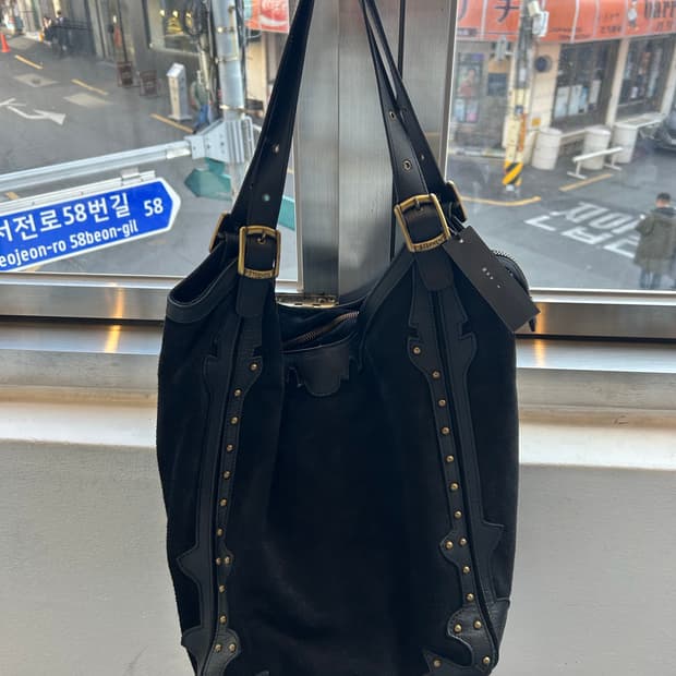 STEPHEN half studs shoulderbag