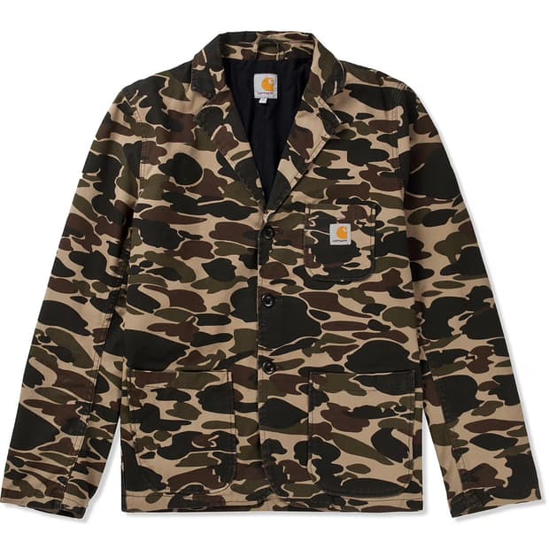칼하트Wip 카모 시드 블레이저