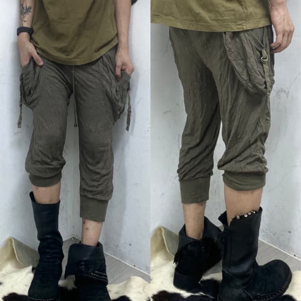 (rogy)00’s 3D Pocket Grunge Mood baggy p