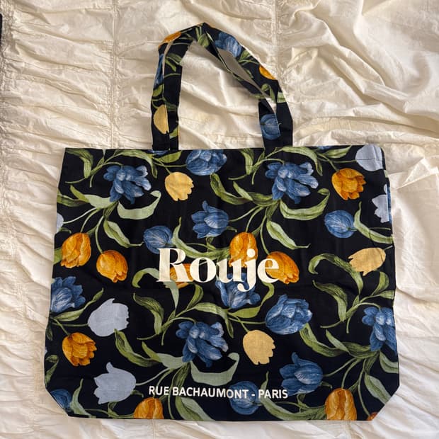 Rouje 플라워패턴 에코백 새상품