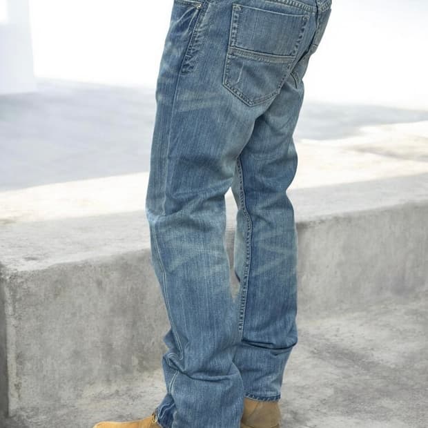 디젤 아디다스 디스트로이드 데미지 워싱 데님 팬츠