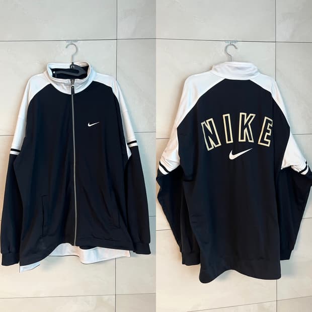 [해외/XL] 00s 나이키 올드스클 져지 집업