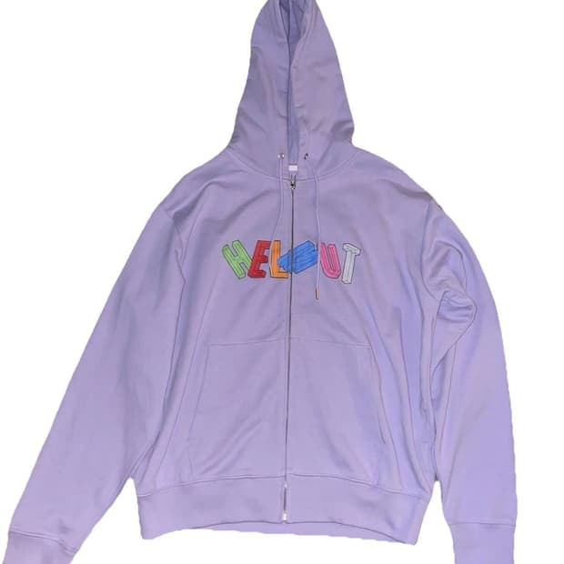  헬무트 랭 3D 집업 후디