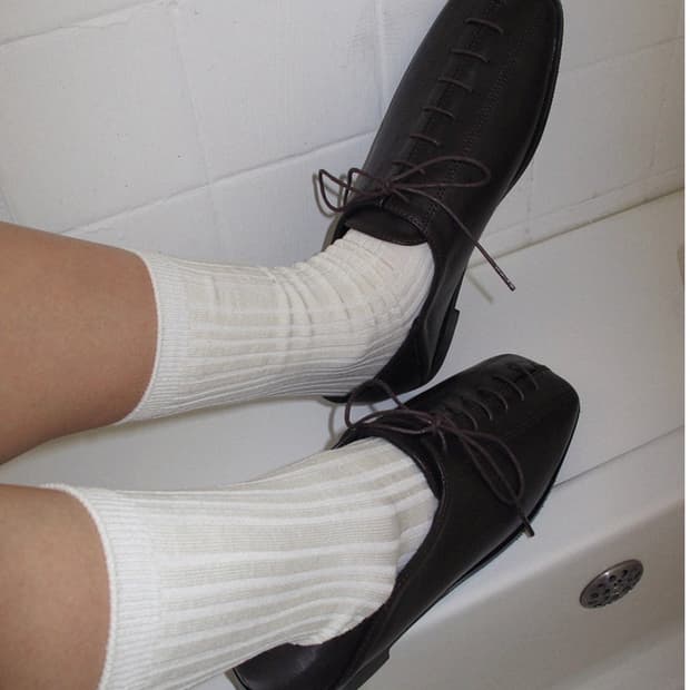 누스 테일러 2-way 레이스업 로퍼 브라운