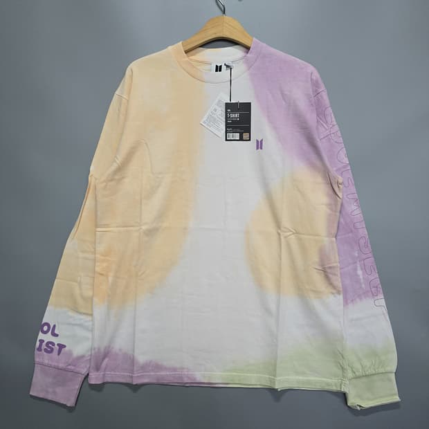 새제품) BTS 방탄소년단 아이돌 타이다이 롱슬리브 티셔츠 