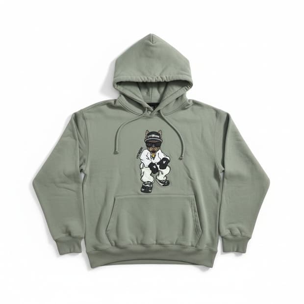 라이프워크  강아지 캐릭터 후드티