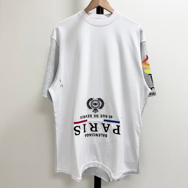 [2]발렌시아가 업사이드다운 반팔티