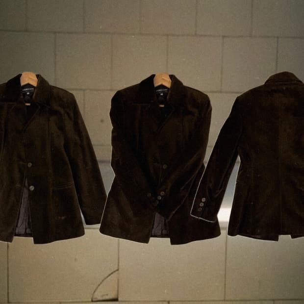 [ANDREA SASSI] 브라운 자켓 dark brown Jacket