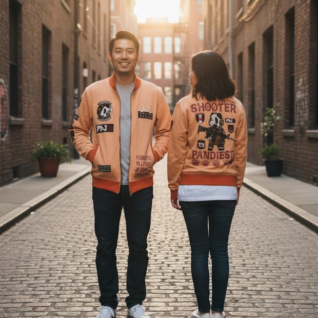 일본 판디에스타 PANDIESTA 봄버 집업 자켓 XL